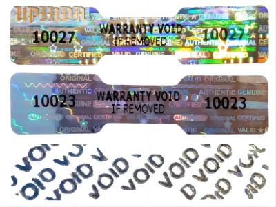 original hologram sticker with printing